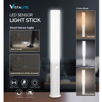 LED Motion  Sensor Light Stick 10.5 x 2.75 x 2in