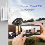 Outdoor IP Rechargeable Battery Camera, Pan/Tilt