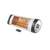 Electric Patio Heater with Remote and Wall Mountable Hardware