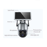 Wi-Fi 2MP PTZ Solar Security Camera