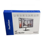 FeuVision Full HD 24in LED Monitor with HDMI, VGA Input