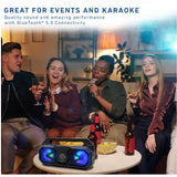Portable Bluetooth ''Party'' Speaker with FM Radio
