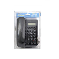 Black Wired Phone with Caller ID