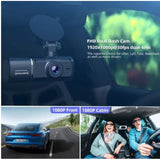 HD 1080P Double Lens Dash Cam Infrared Night Vision