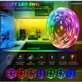 Smart Bluetooth Multicolor LED Strip Light with Remote, 6.5 meters