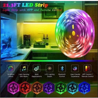 Smart Bluetooth Multicolor LED Strip Light with Remote, 6.5 meters