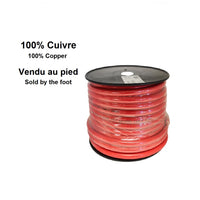 100% Copper Battery Wire 4awg Red