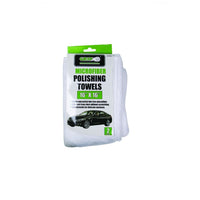 2pcs. Polishing Towels Microfiber 16x16in