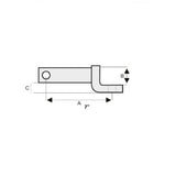 2 Balls Drawbar Coupler 2 x 7in, max 10,000lbs