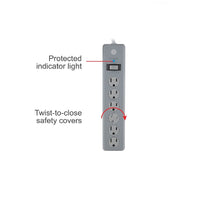 Surge Protector 6 Outlets, 10ft Cord