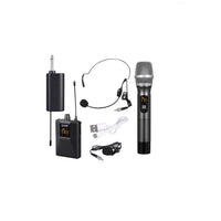 Wireless UHF 3 Microphones System Kit