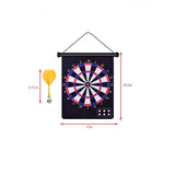 Double-Sided Magnetic Dartboard Toy