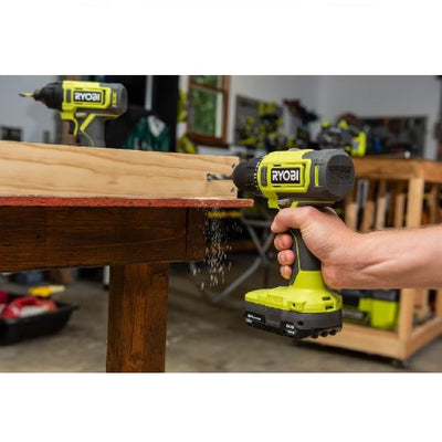 Ryobi Drill and Battery Kit PCL206K2 (open box)