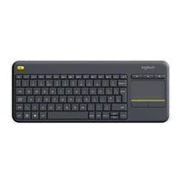 Logitech K400-PLUS Wireless Keyboard, Compatible Android, Chrome