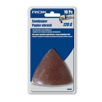 10pcs. Triangle Sandpaper 120g. ROK-46840