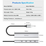 USB-C Hub to 4 USB-C Ports 10Gbps