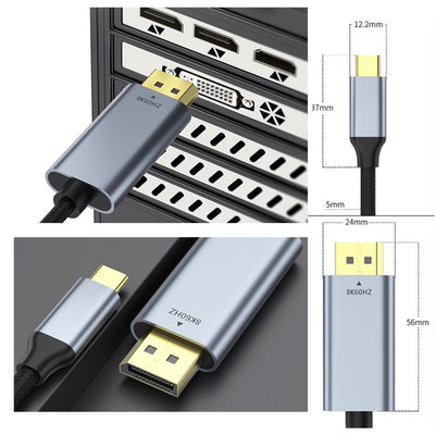 USB-C to Displayport Cable 6 Feet