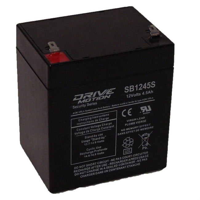Rechargeable Battery Lead-Acid (AGM) 12v/ 4.5ah