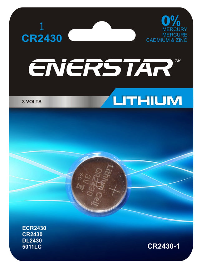 Button battery CR-2430 lithium