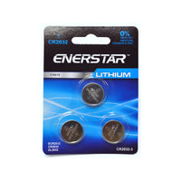 Enerstar Button battery CR-2032 Litihum (3 pieces)