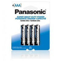 Panasonic AAA Batteries Heavy Duty - 4 pieces