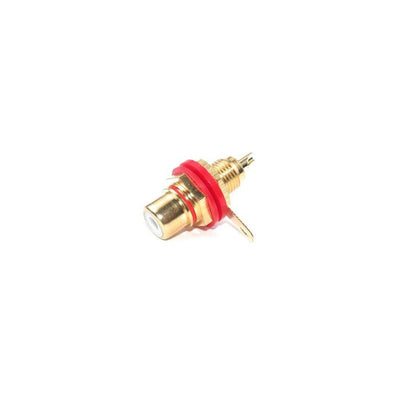 Plug Mounting RCA Female Red