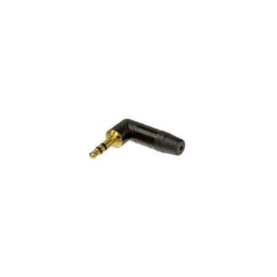Stereo Plug Male 1/8in 90 Degrees Metal