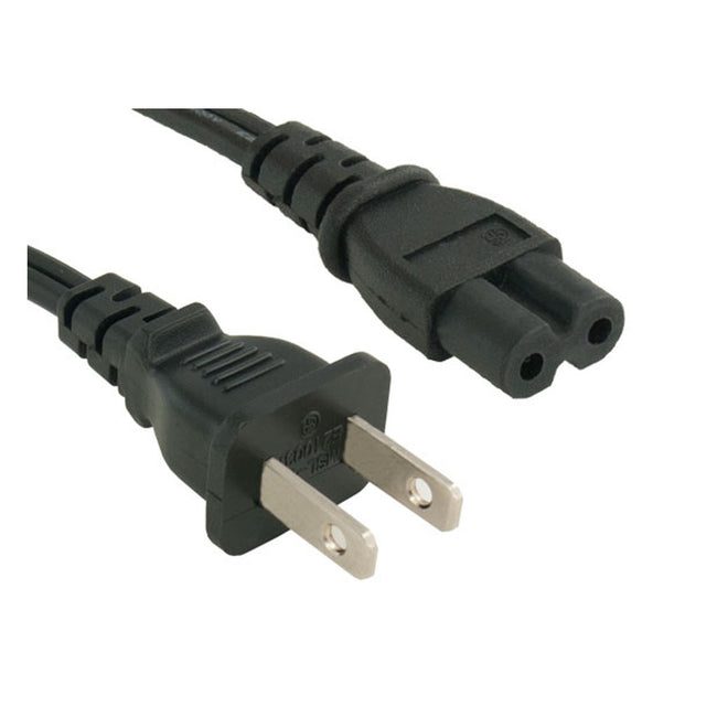 Globaltone Electric non-pollarized power cord - 6 feet (1.83m)