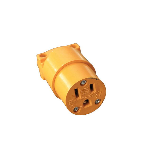 Female Plug 15A/ 125VAC - Yellow
