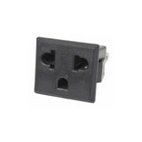 3-Wire Snap-In Chassis Receptacle 125vac/15A