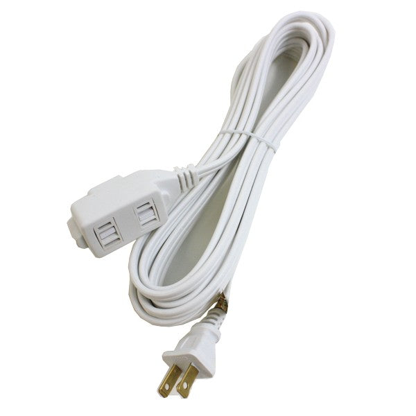 Elect.ext. 2/16awg 15' white