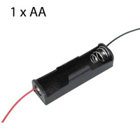 Battery holder for 1 x AA with leads