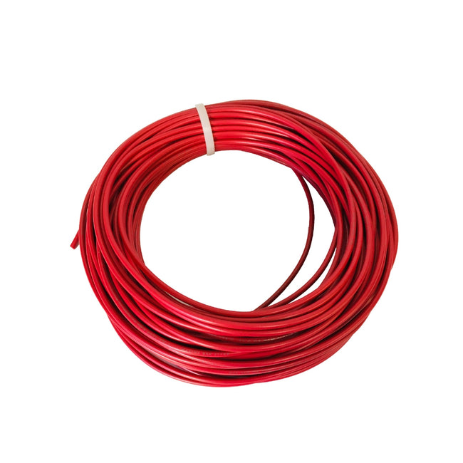 Tew wire 1/18 red 100'