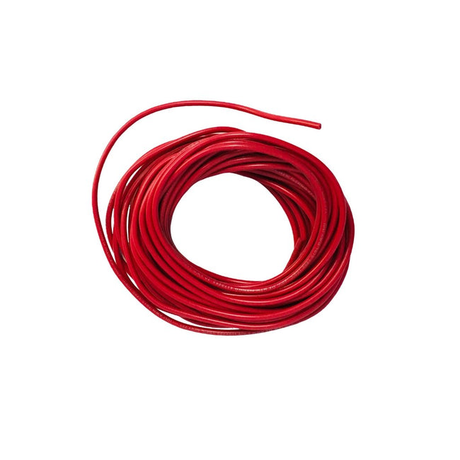 Tew wire 1/18 red 25'